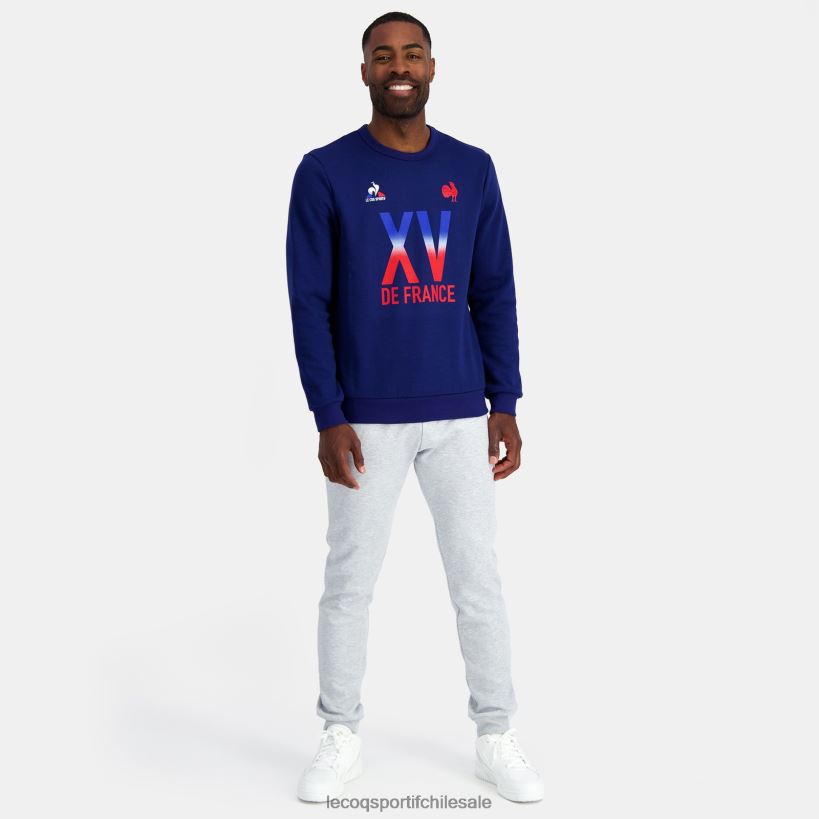 hombres Sudadera - xv de france blue T24B25 Le Coq Sportif ropa