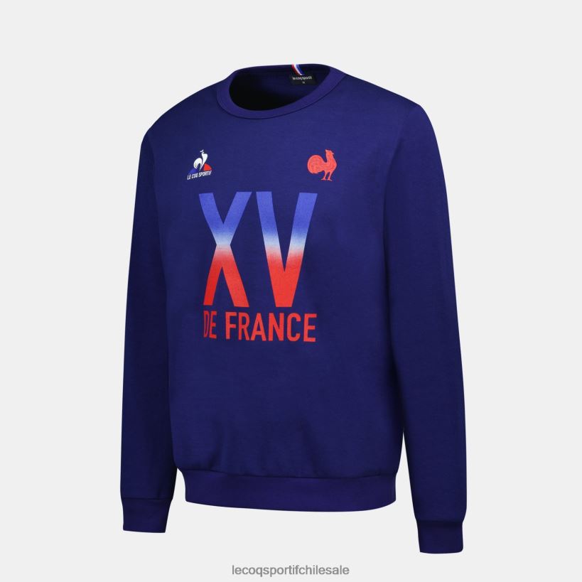 hombres Sudadera - xv de france blue T24B25 Le Coq Sportif ropa