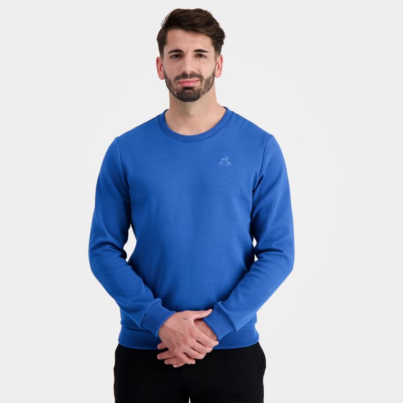 hombres sudadera azul T24B213 Le Coq Sportif ropa