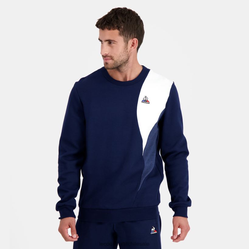 hombres sudadera azul T24B2452 Le Coq Sportif ropa