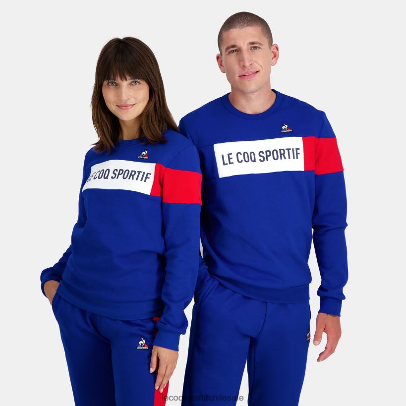 hombres sudadera azul T24B2456 Le Coq Sportif ropa