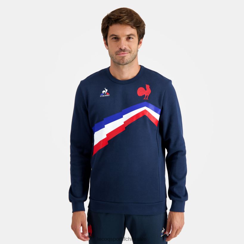 hombres sudadera azul T24B2470 Le Coq Sportif ropa