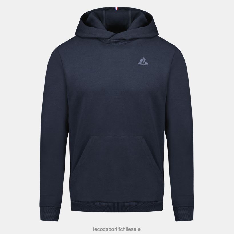 hombres sudadera con capucha azul T24B211 Le Coq Sportif ropa