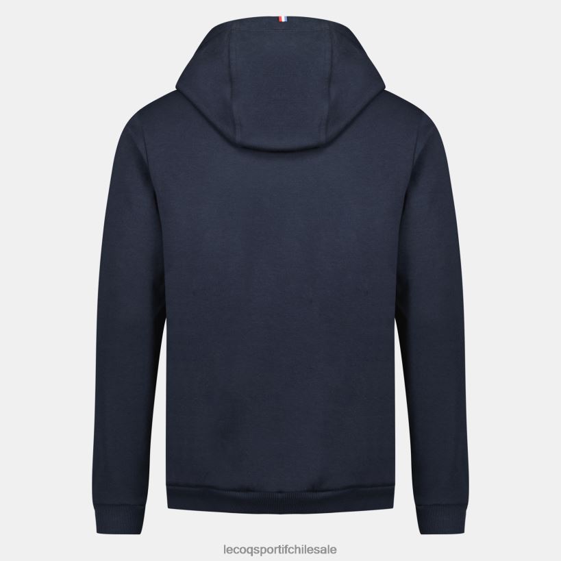 hombres sudadera con capucha azul T24B211 Le Coq Sportif ropa