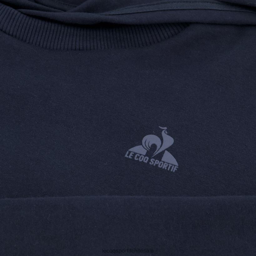 hombres sudadera con capucha azul T24B211 Le Coq Sportif ropa