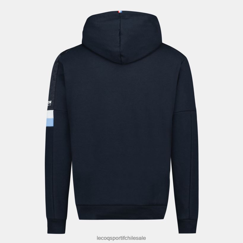 hombres sudadera con capucha azul T24B229 Le Coq Sportif ropa