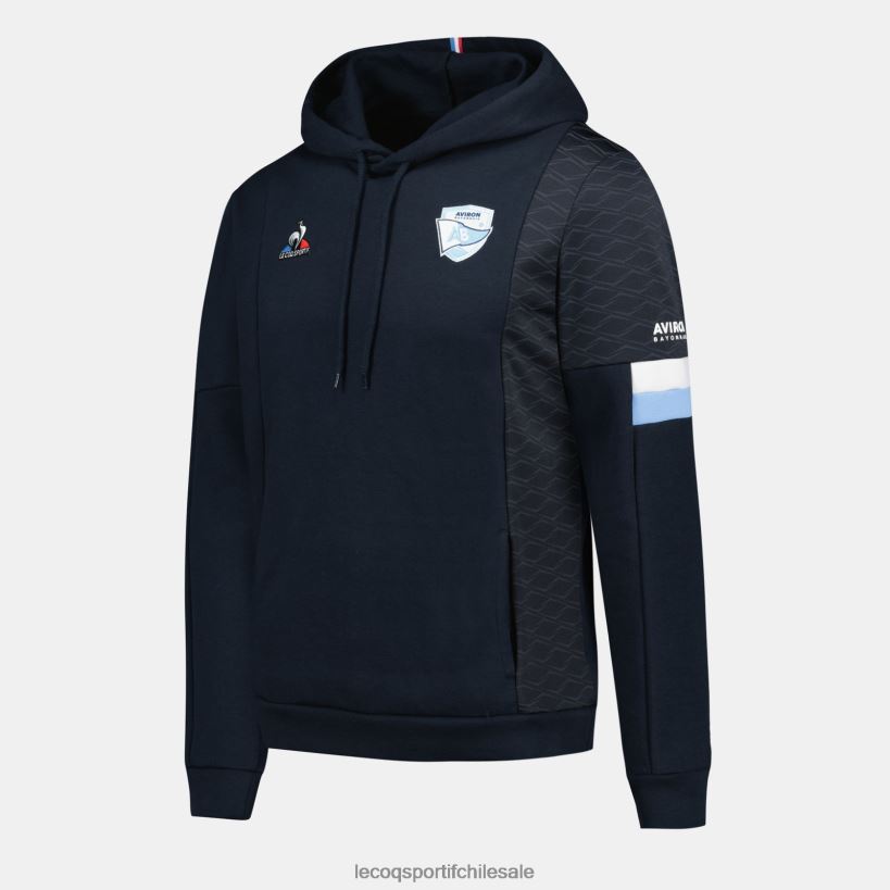 hombres sudadera con capucha azul T24B229 Le Coq Sportif ropa