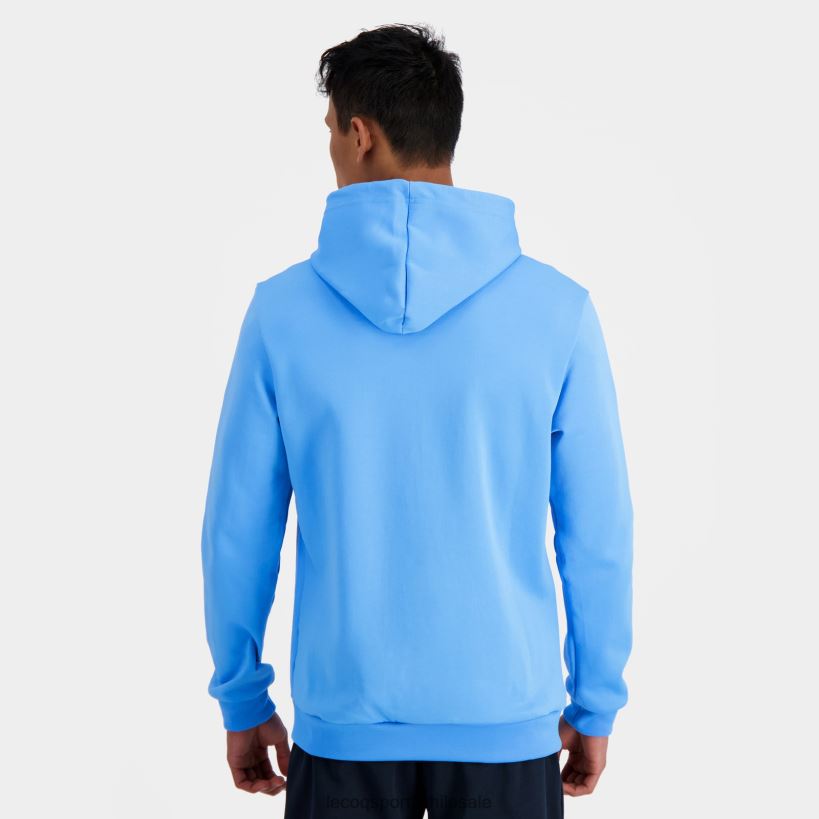 hombres sudadera con capucha azul T24B236 Le Coq Sportif ropa