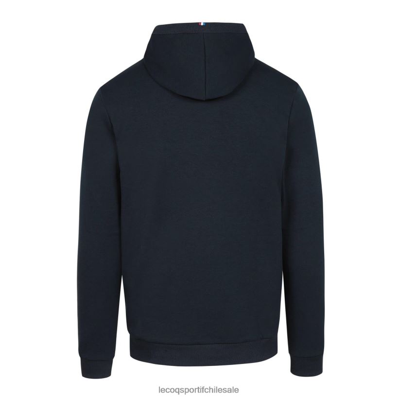 hombres sudadera con capucha azul T24B2494 Le Coq Sportif ropa