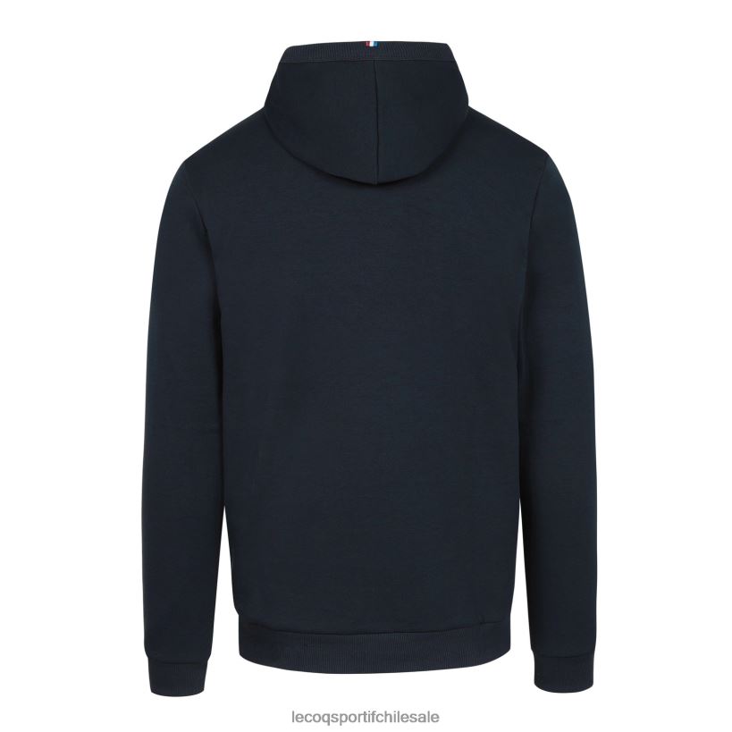 hombres sudadera con capucha azul T24B2494 Le Coq Sportif ropa