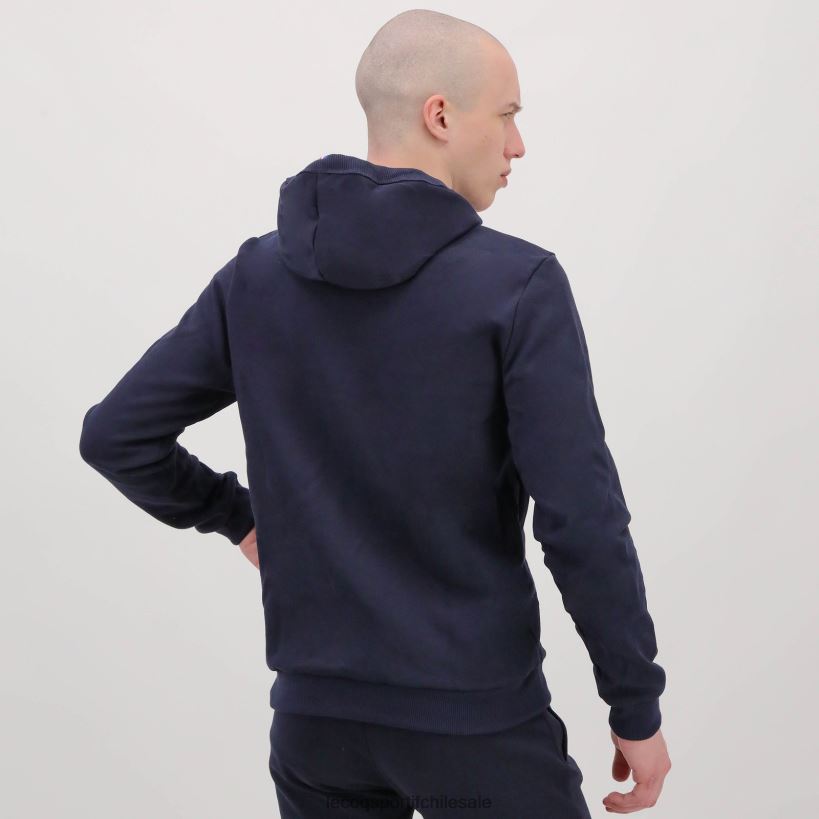hombres sudadera con capucha azul T24B2494 Le Coq Sportif ropa
