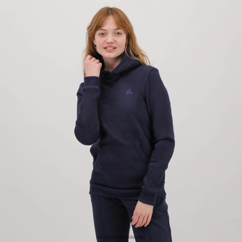 hombres sudadera con capucha azul T24B2494 Le Coq Sportif ropa