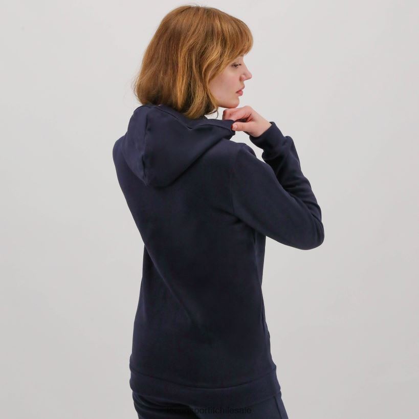 hombres sudadera con capucha azul T24B2494 Le Coq Sportif ropa