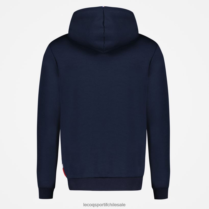 hombres sudadera con capucha azul T24B24 Le Coq Sportif ropa