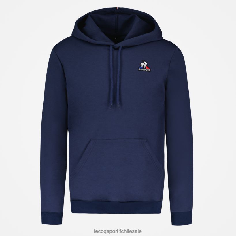 hombres sudadera con capucha azul T24B264 Le Coq Sportif ropa