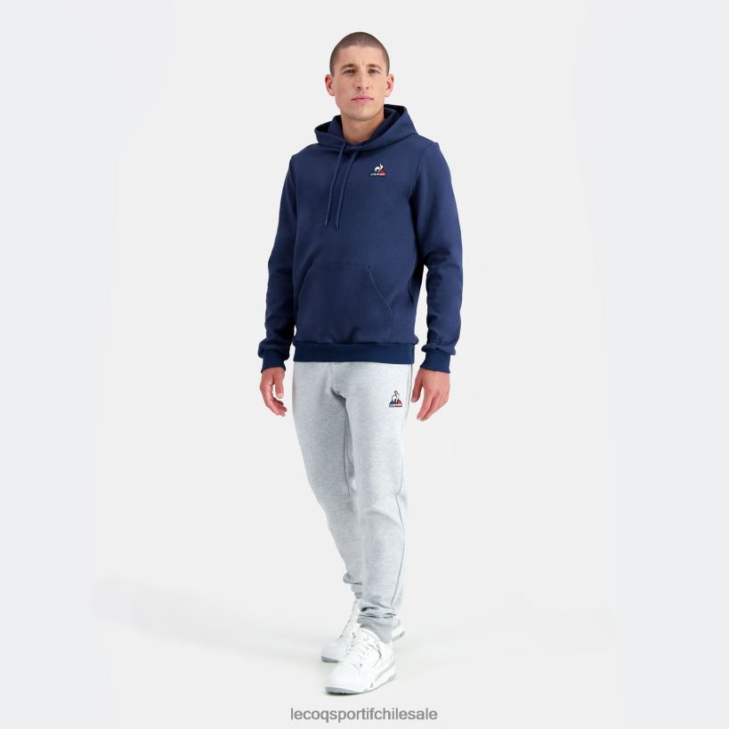 hombres sudadera con capucha azul T24B264 Le Coq Sportif ropa