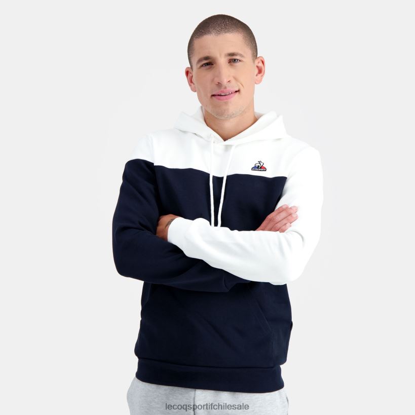 hombres sudadera con capucha azul T24B266 Le Coq Sportif ropa
