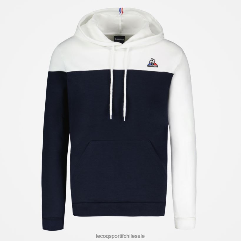 hombres sudadera con capucha azul T24B266 Le Coq Sportif ropa