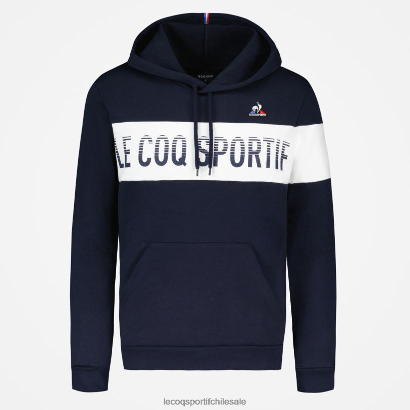 hombres sudadera con capucha azul T24B267 Le Coq Sportif ropa