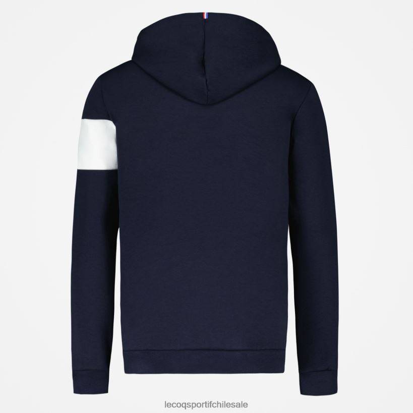 hombres sudadera con capucha azul T24B267 Le Coq Sportif ropa
