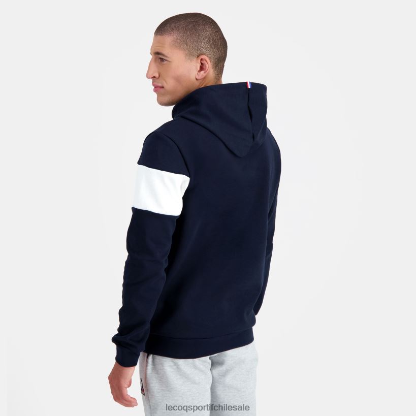 hombres sudadera con capucha azul T24B267 Le Coq Sportif ropa