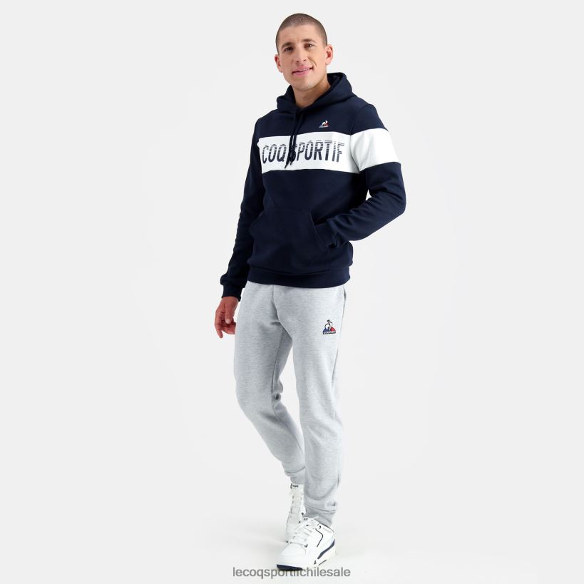 hombres sudadera con capucha azul T24B267 Le Coq Sportif ropa