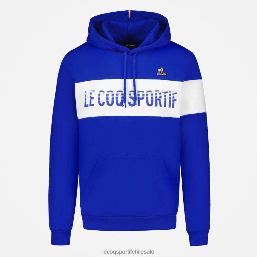 hombres sudadera con capucha azul T24B26 Le Coq Sportif ropa