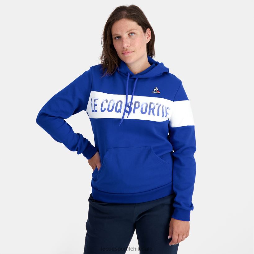 hombres sudadera con capucha azul T24B26 Le Coq Sportif ropa