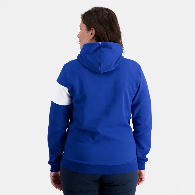 hombres sudadera con capucha azul T24B26 Le Coq Sportif ropa