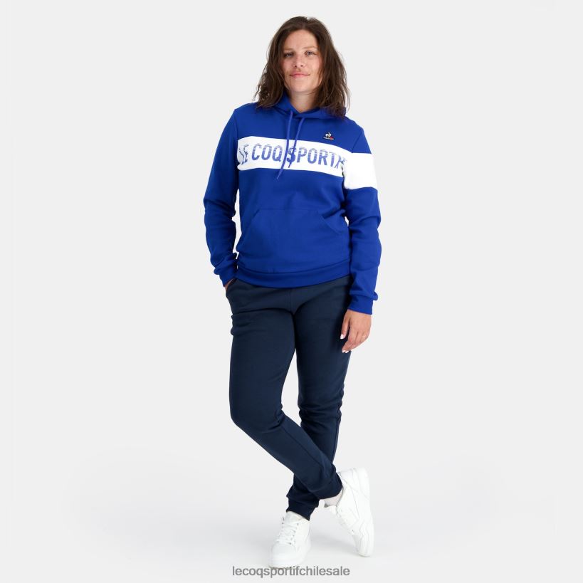 hombres sudadera con capucha azul T24B26 Le Coq Sportif ropa