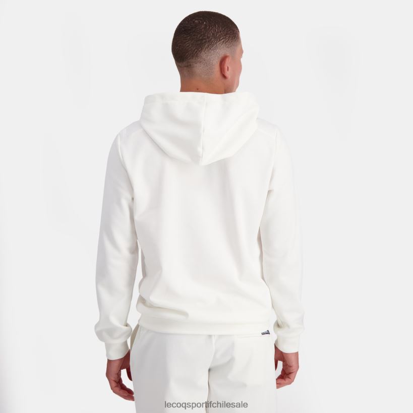 hombres sudadera con capucha blanca T24B22 Le Coq Sportif ropa