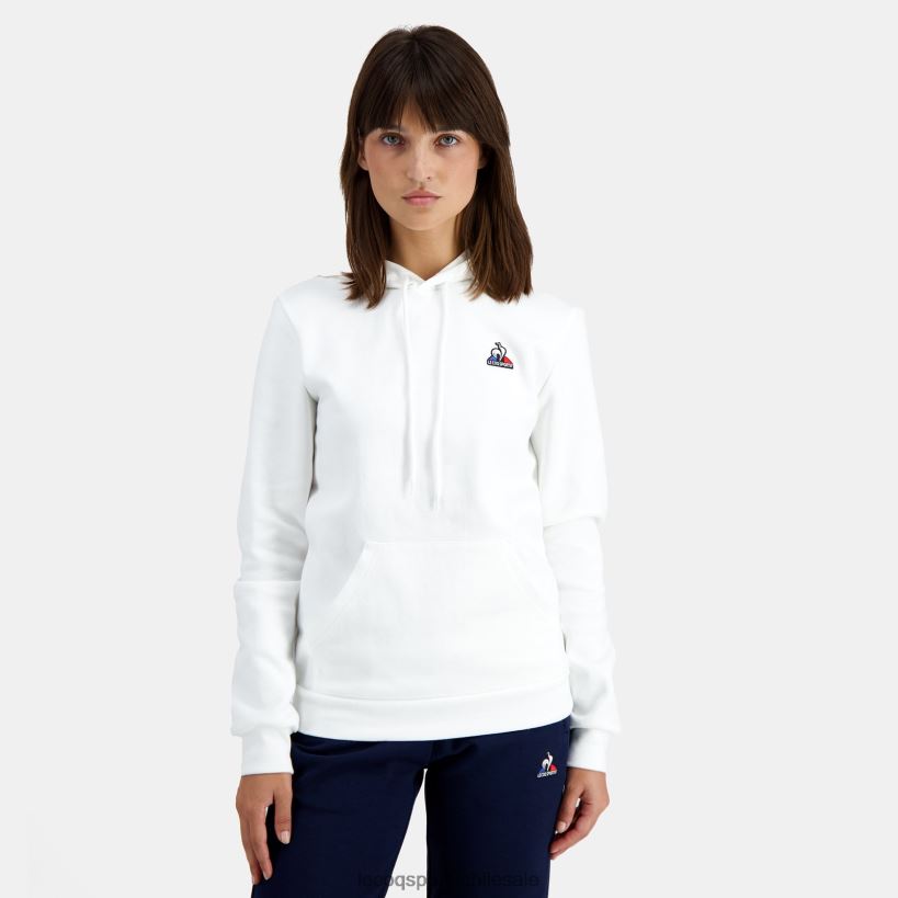 hombres sudadera con capucha blanca T24B2441 Le Coq Sportif ropa