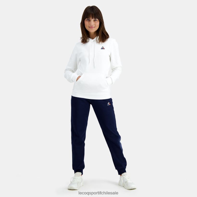 hombres sudadera con capucha blanca T24B2441 Le Coq Sportif ropa