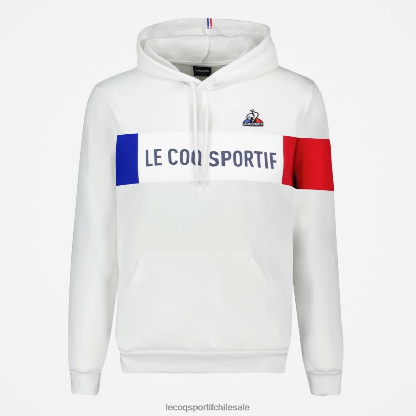 hombres sudadera con capucha blanca T24B2454 Le Coq Sportif ropa