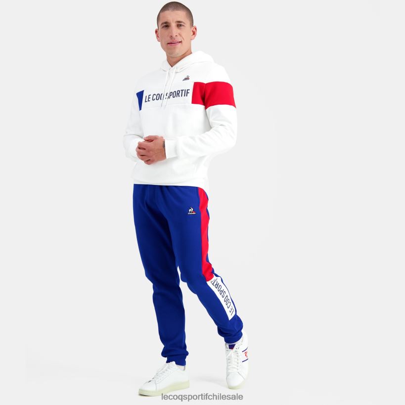hombres sudadera con capucha blanca T24B2454 Le Coq Sportif ropa