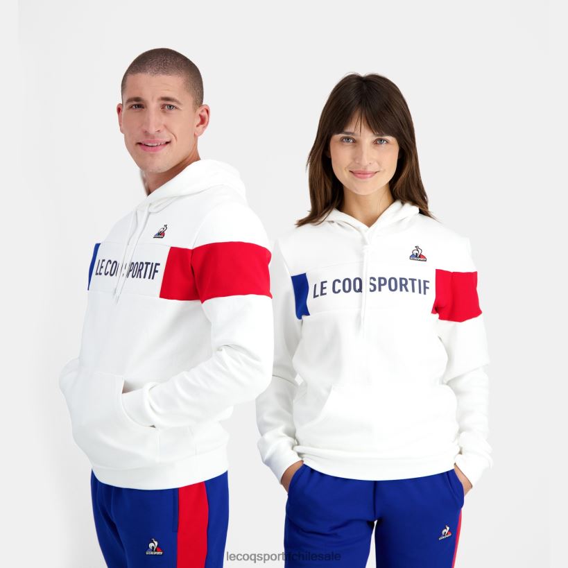 hombres sudadera con capucha blanca T24B2454 Le Coq Sportif ropa
