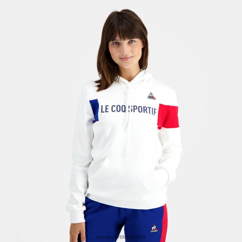 hombres sudadera con capucha blanca T24B2454 Le Coq Sportif ropa