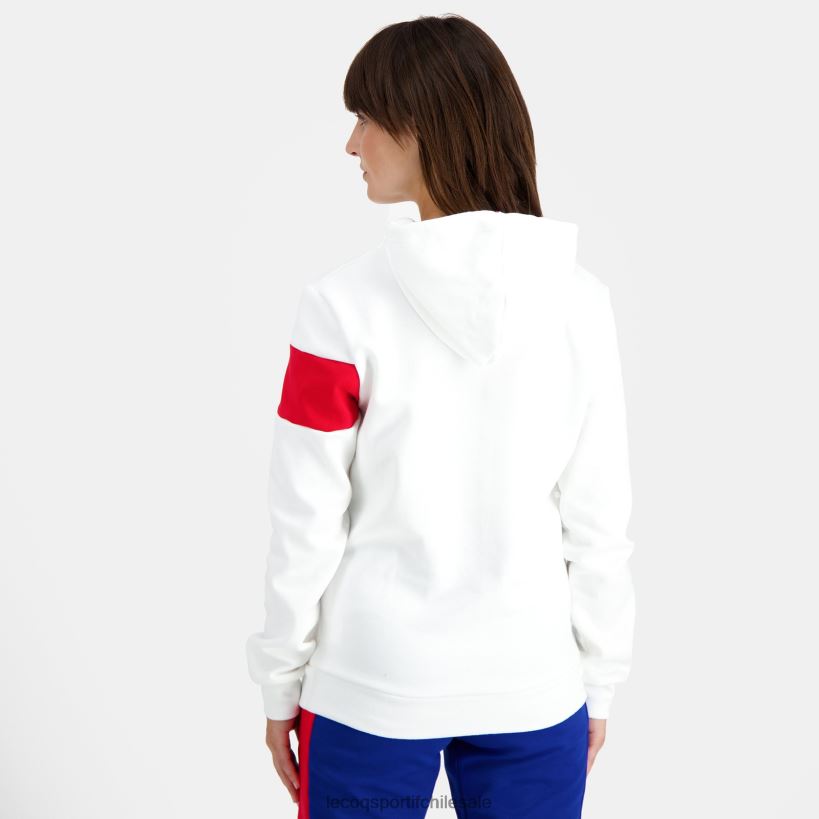 hombres sudadera con capucha blanca T24B2454 Le Coq Sportif ropa