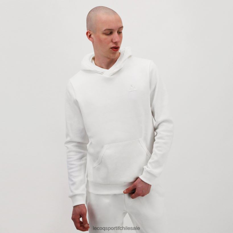 hombres sudadera con capucha blanca T24B2495 Le Coq Sportif ropa