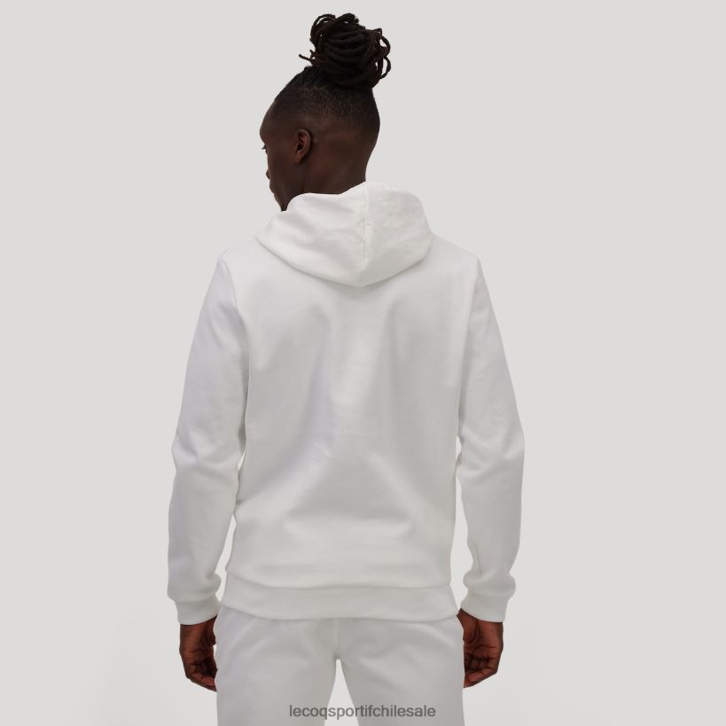 hombres sudadera con capucha blanca T24B2495 Le Coq Sportif ropa
