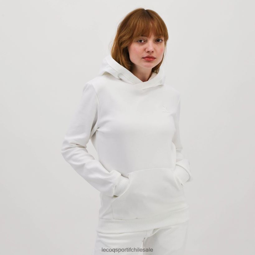 hombres sudadera con capucha blanca T24B2495 Le Coq Sportif ropa