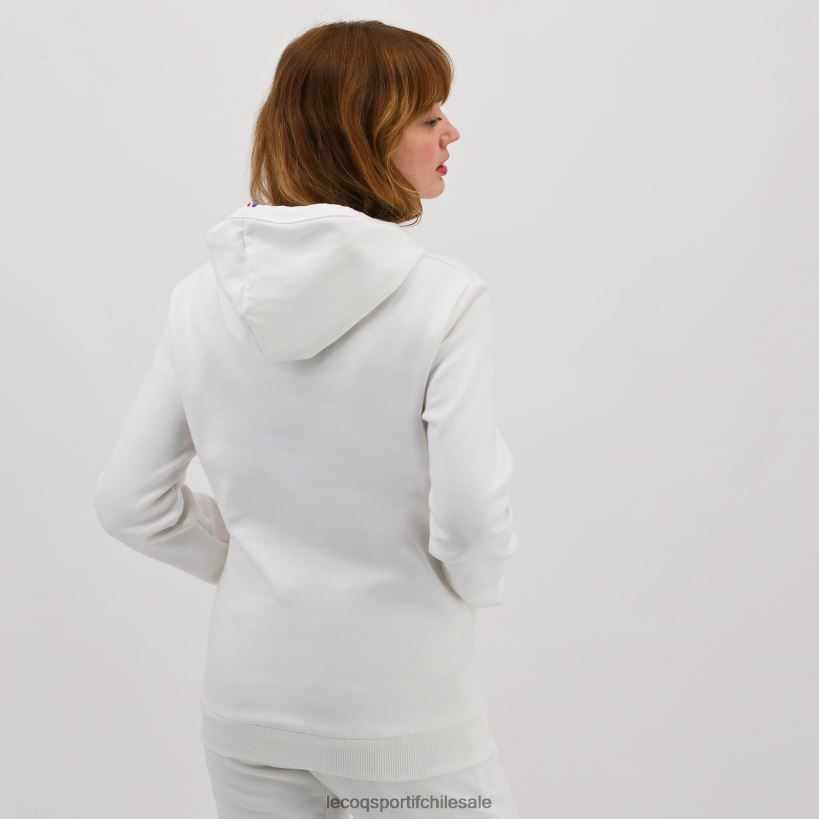 hombres sudadera con capucha blanca T24B2495 Le Coq Sportif ropa