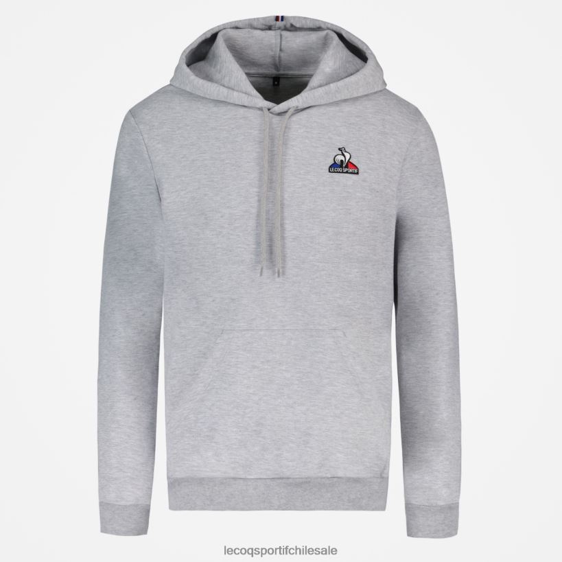 hombres sudadera con capucha gris T24B263 Le Coq Sportif ropa
