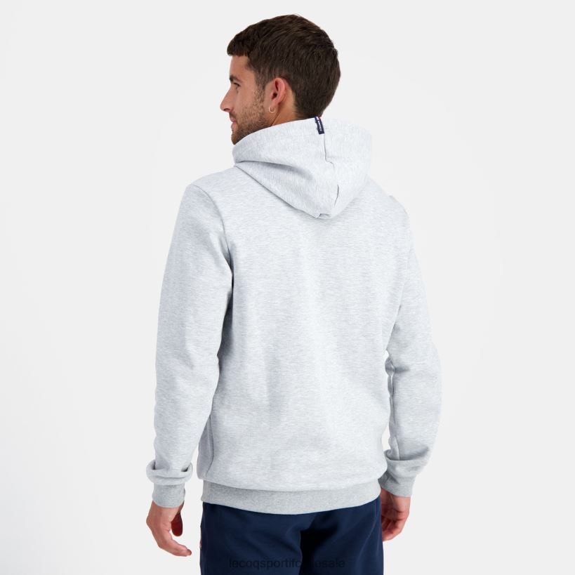 hombres sudadera con capucha gris T24B263 Le Coq Sportif ropa