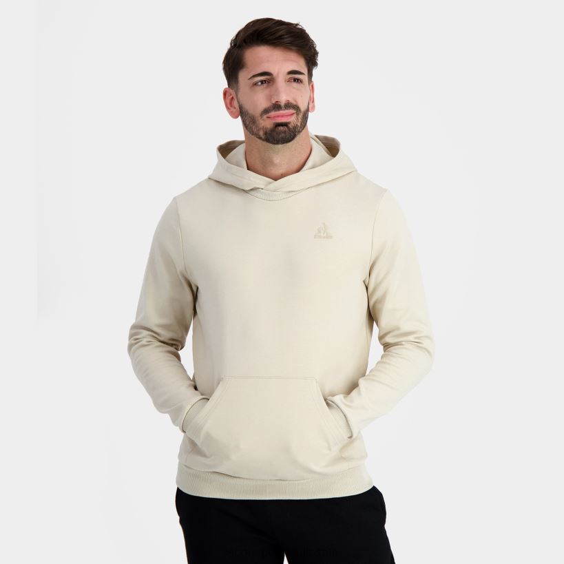 hombres sudadera con capucha marrón T24B29 Le Coq Sportif ropa