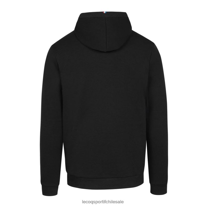 hombres sudadera con capucha negra T24B2493 Le Coq Sportif ropa