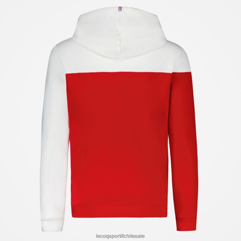hombres sudadera con capucha roja T24B2435 Le Coq Sportif ropa