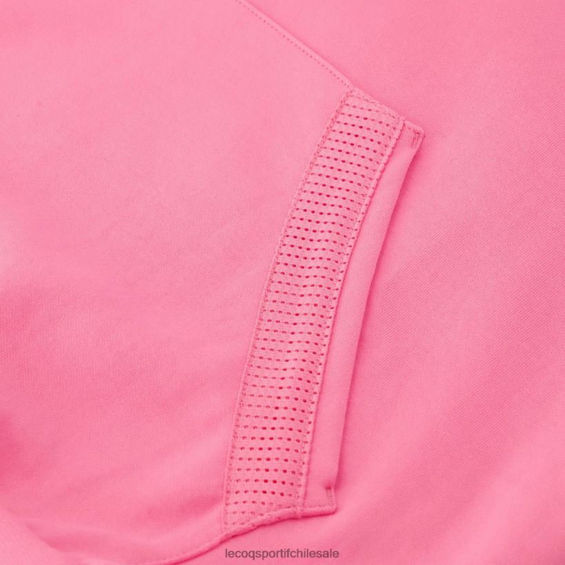 hombres sudadera con capucha rosa T24B230 Le Coq Sportif ropa