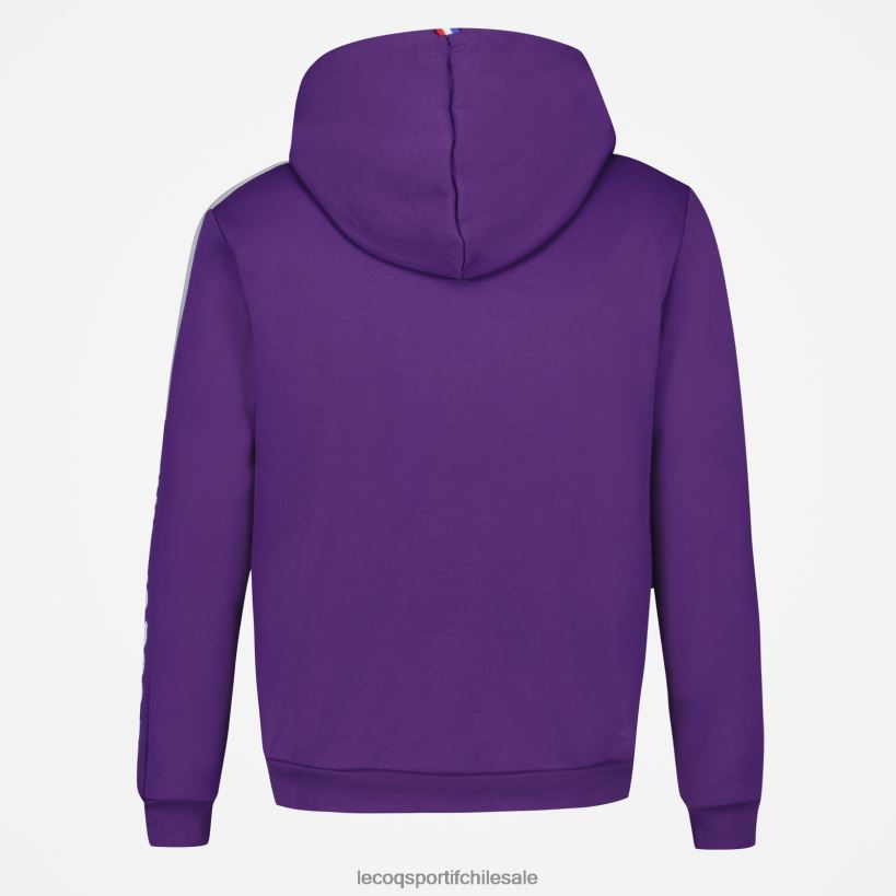 hombres sudadera con capucha violeta T24B2442 Le Coq Sportif ropa