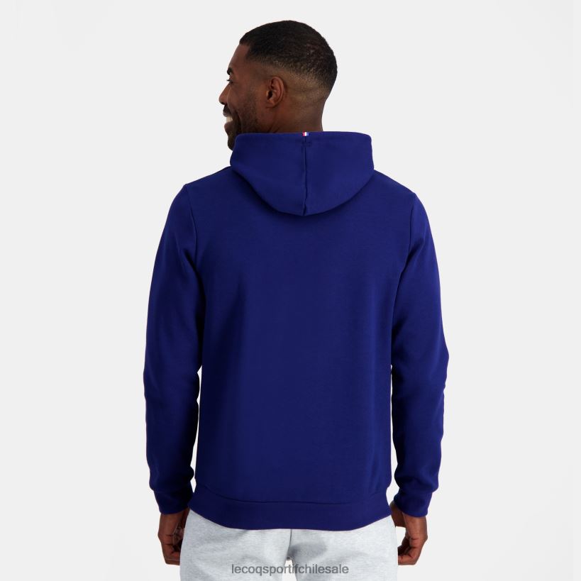 hombres sudadera con capucha - xv de france blue T24B225 Le Coq Sportif ropa